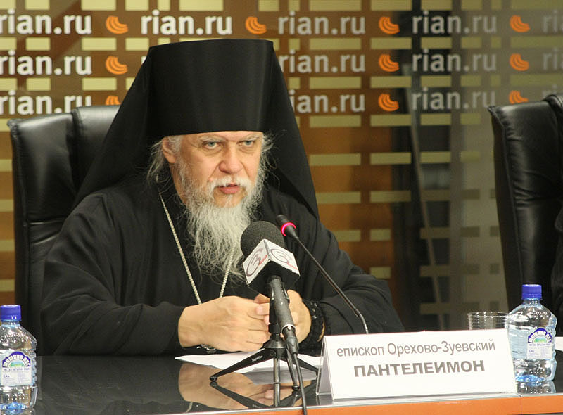 Председатель Синодального отдела по церковной благотворительности и социальному служению епископ Орехово-Зуевский Пантелеимон