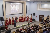 Митрополит Волоколамский Иларион выступил с приветствием на концерте «Рождественские перезвоны» в РАНХиГС