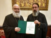 Блаженніший Патріарх Антіохійський Іоанн прийняв нового представника Патріарха Московського і всієї Русі
